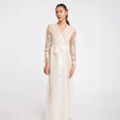 Vija Robe Ivory 7 Vija Robe Ivory -Fashion Lingerie Store RyaCollectionVijaRobeIvory 1