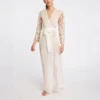 Vija Robe Ivory 2 Vija Robe Ivory -Fashion Lingerie Store RyaCollectionVijaRobeIvory 2
