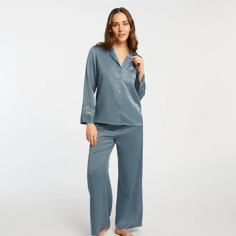 Zinnia PJ Set Chateau Blue 6 Zinnia PJ Set Chateau Blue - Image 4