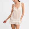 Dahlia Babydoll Ivory -Fashion Lingerie Store RyaDahliaBabydollIvory1