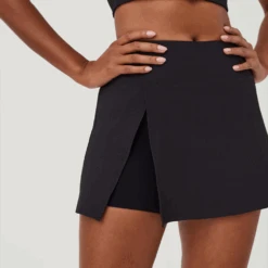 Spanx Contour Rib Front Slit Skort