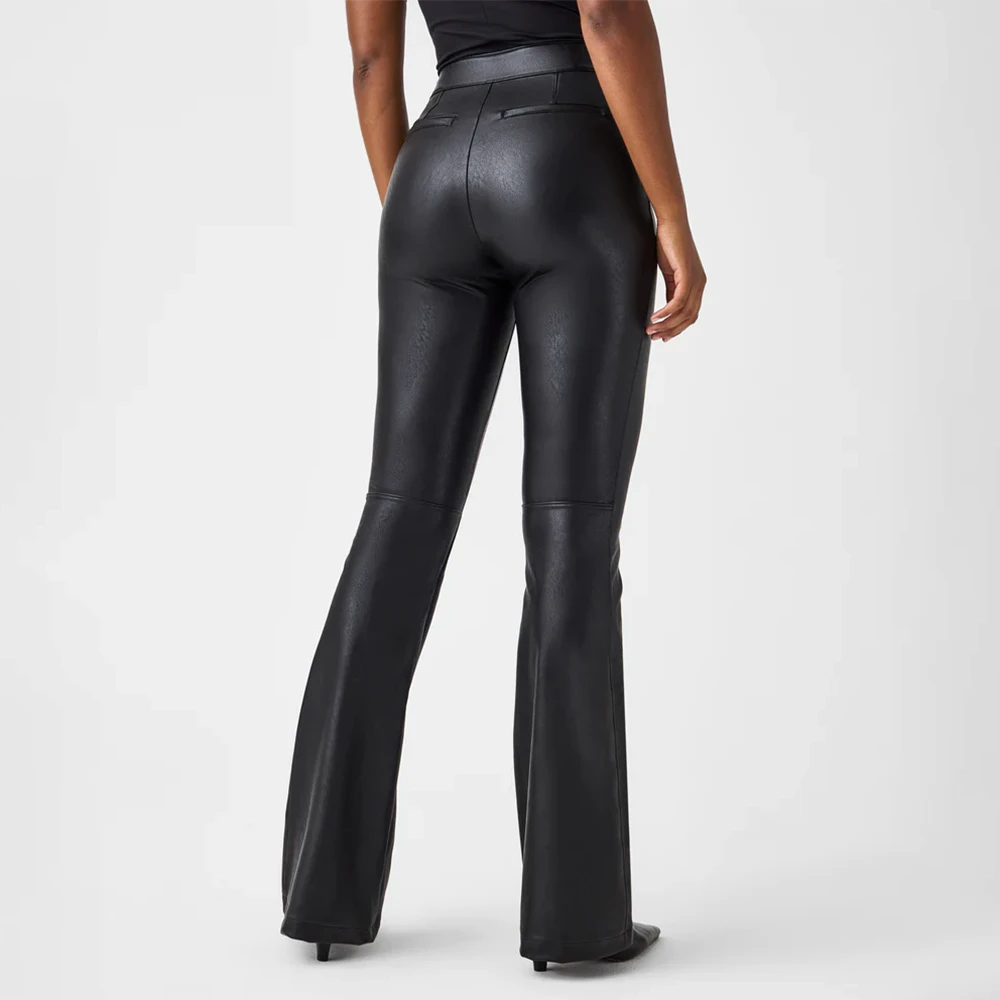 Spanx Leather-Like Flare Pant Black 4 Spanx Leather-Like Flare Pant Black - Image 2