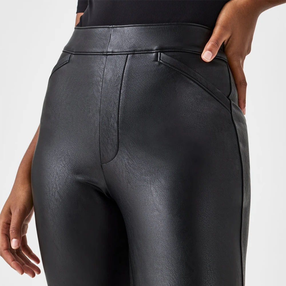 Spanx Leather-Like Flare Pant Black 5 Spanx Leather-Like Flare Pant Black - Image 3