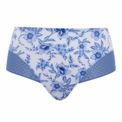 Bliss Deep Brief Blue Floral -Fashion Lingerie Store SculptresseBlissDeepBrief10682BlueFloral 1