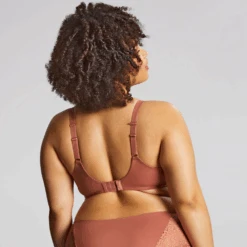 Estel Plunge Bra Rose Gold -Fashion Lingerie Store SculptresseEstelDeepBrief9682RoseGold 5