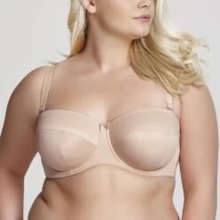 Dana Balconette Strapless Bra Linen 8 Dana Balconette Strapless Bra Linen -Fashion Lingerie Store Sculptresse Dana Strapless 9670 Linen Petticoat Fair F2