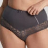 Estel High Waist Brief Grey -Fashion Lingerie Store SculptressebyPanacheEstelleHighWaistBrief9684Grey