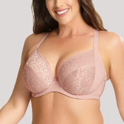 Roxie Plunge Bra Misty Rose