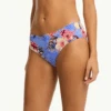 Blue Hawaii Mid Bikini Pant Iris -Fashion Lingerie Store SeaLevelBlueHawaiiMidBikiniPantSL4015BWIris 5