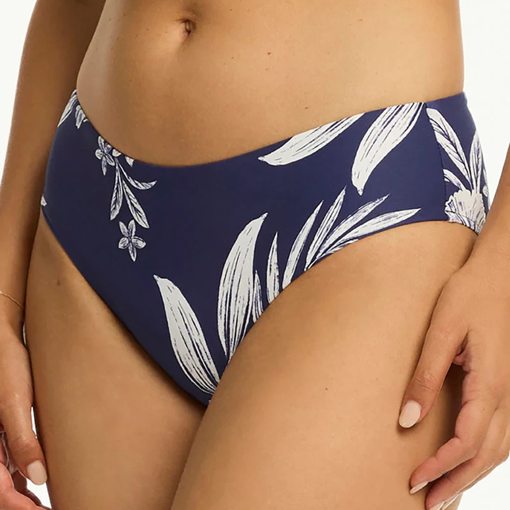 Mid Bikini Pant Aloha French Navy 3 Mid Bikini Pant Aloha French Navy