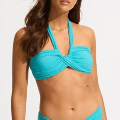 Seafolly Collective Halter Bandeau Bikini Top
