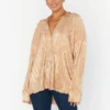 Show Me Your Mumu Everywhere Top Gold Pleat 1 Show Me Your Mumu Everywhere Top Gold Pleat -Fashion Lingerie Store ShowMeYourMumuEverywhereTopGoldPleat1