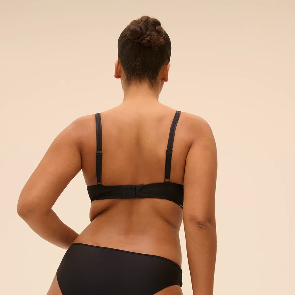 Simone Perele Romance Sheer Demi Bra Black 7 Simone Perele Romance Sheer Demi Bra Black - Image 5