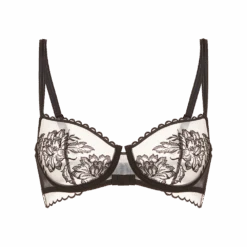 Simone Perele Romance Sheer Demi Bra Black 17 Simone Perele Romance Sheer Demi Bra Black -Fashion Lingerie Store SimonePereleRomanceSheerDemiBra1G2330Black 7