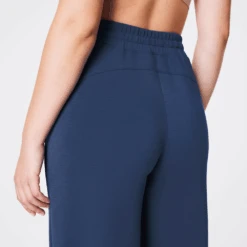 Spanx AirEssentials Wide Leg Pant 11 Spanx AirEssentials Wide Leg Pant -Fashion Lingerie Store SpanxAirEssentialsWideLegPant50239RNavy 5