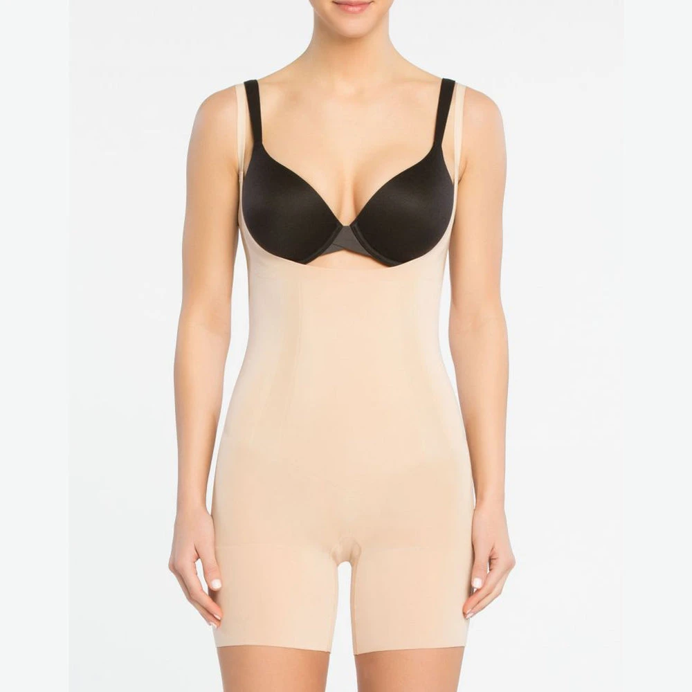 Spanx OnCore Open-Bust Mid-Thigh Bodysuit 3 Spanx OnCore Open-Bust Mid-Thigh Bodysuit