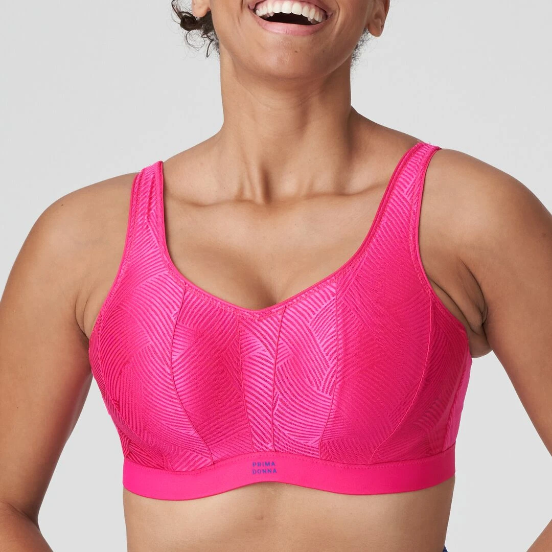 PRIMADONNA The Game Underwire Sports Bra Hot Pink 3 PRIMADONNA The Game Underwire Sports Bra Hot Pink