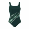Sunflair Geometric Green One Piece 1 Sunflair Geometric Green One Piece -Fashion Lingerie Store SunflairGeometricGreenOnePiece22057