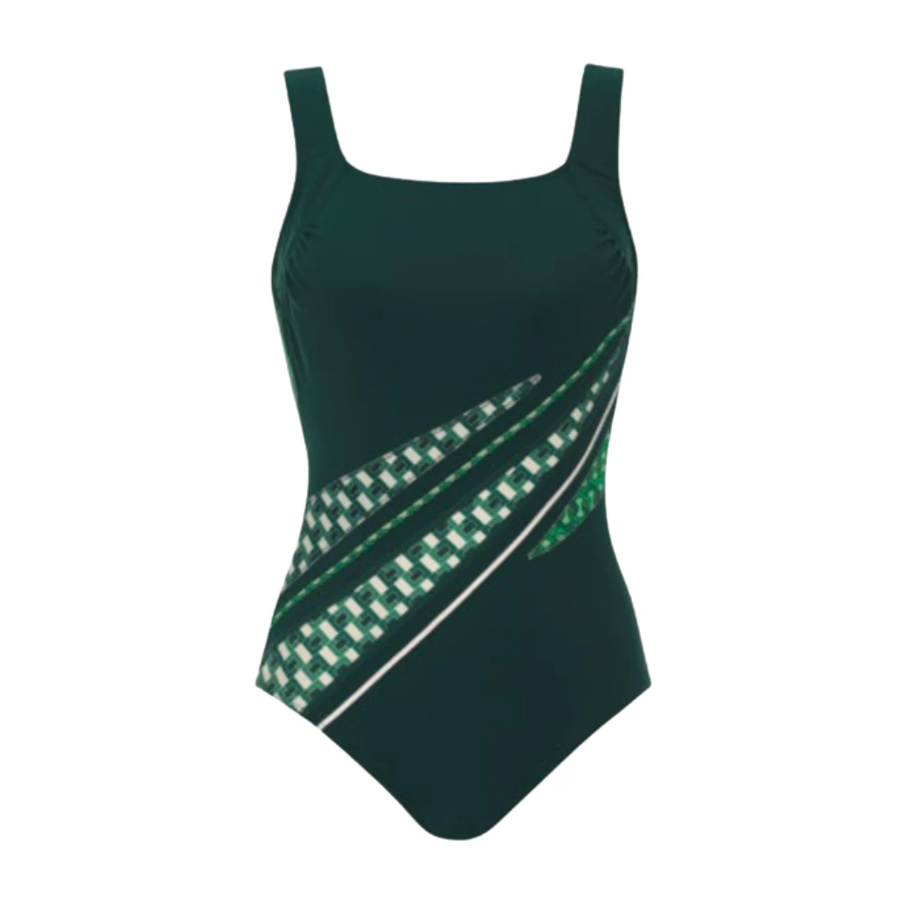 Sunflair Geometric Green One Piece 3 Sunflair Geometric Green One Piece