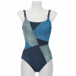 Sunflair Patchwork Jeans One Piece