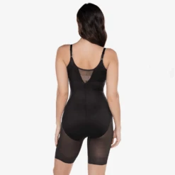 Sexy Sheer Shaping Singlette 11 Sexy Sheer Shaping Singlette -Fashion Lingerie Store TCSexySheerShapingSinglette2781Black 4