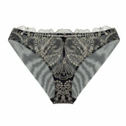 Spotlight Embroidered Panty Black/Gold