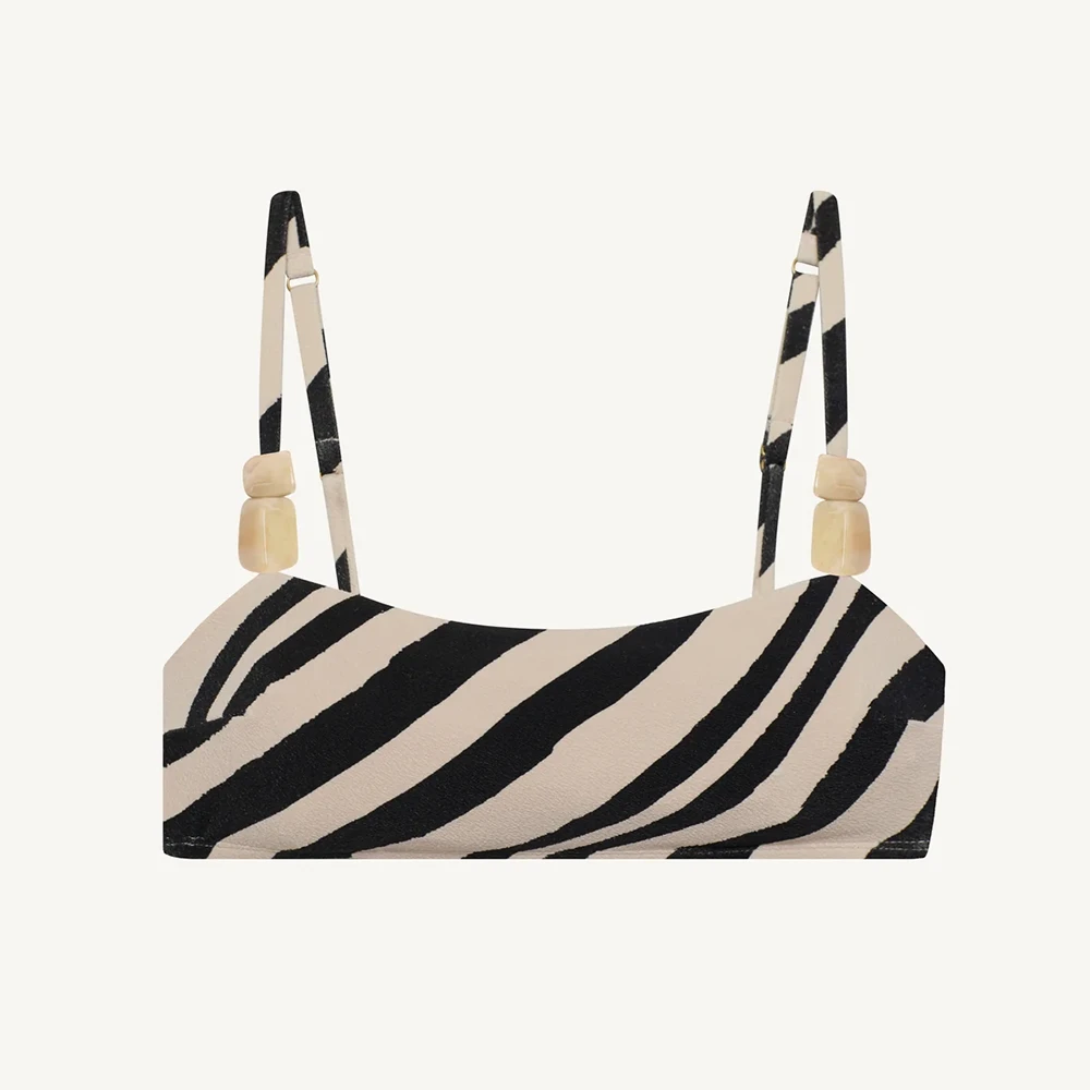 Terra Bralette Top Sandbar Stripe 6 Terra Bralette Top Sandbar Stripe - Image 4