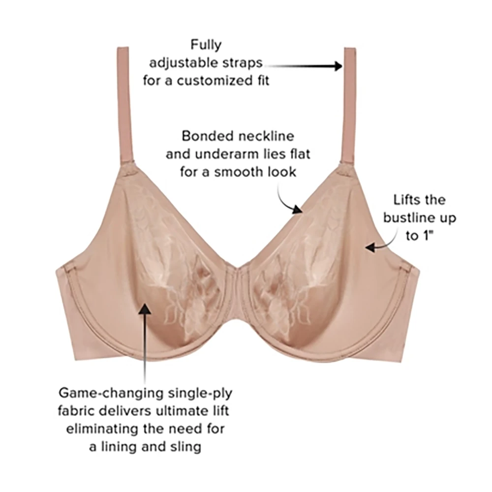 Wacoal Confidence Boost Underwire Bra Roebuck 6 Wacoal Confidence Boost Underwire Bra Roebuck - Image 4
