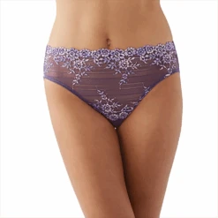 Wacoal Embrace Lace Hi-Cut Brief Grape