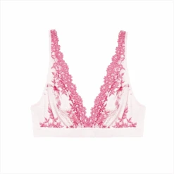 Wacoal Embrace Lace Wire Free Bralette Chateau Rose -Fashion Lingerie Store WacoalEmbraceLaceWireFreeBralette852191ChateauRose 1