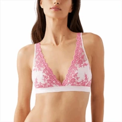 Wacoal Embrace Lace Wire Free Bralette Chateau Rose