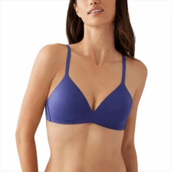 Wacoal How Perfect Wire Free T-Shirt Bra Skipper Blue