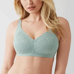 Wacoal Inside Job Wirefree Bra Iceberg Green