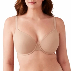 Wacoal Shape Revelation Shallow Top Underwire T-Shirt Bra Praline