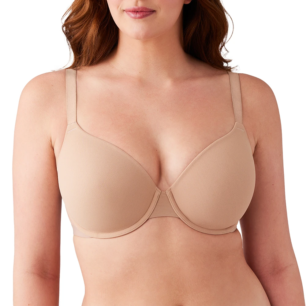 Wacoal Shape Revelation Shallow Top Underwire T-Shirt Bra Praline 3 Wacoal Shape Revelation Shallow Top Underwire T-Shirt Bra Praline