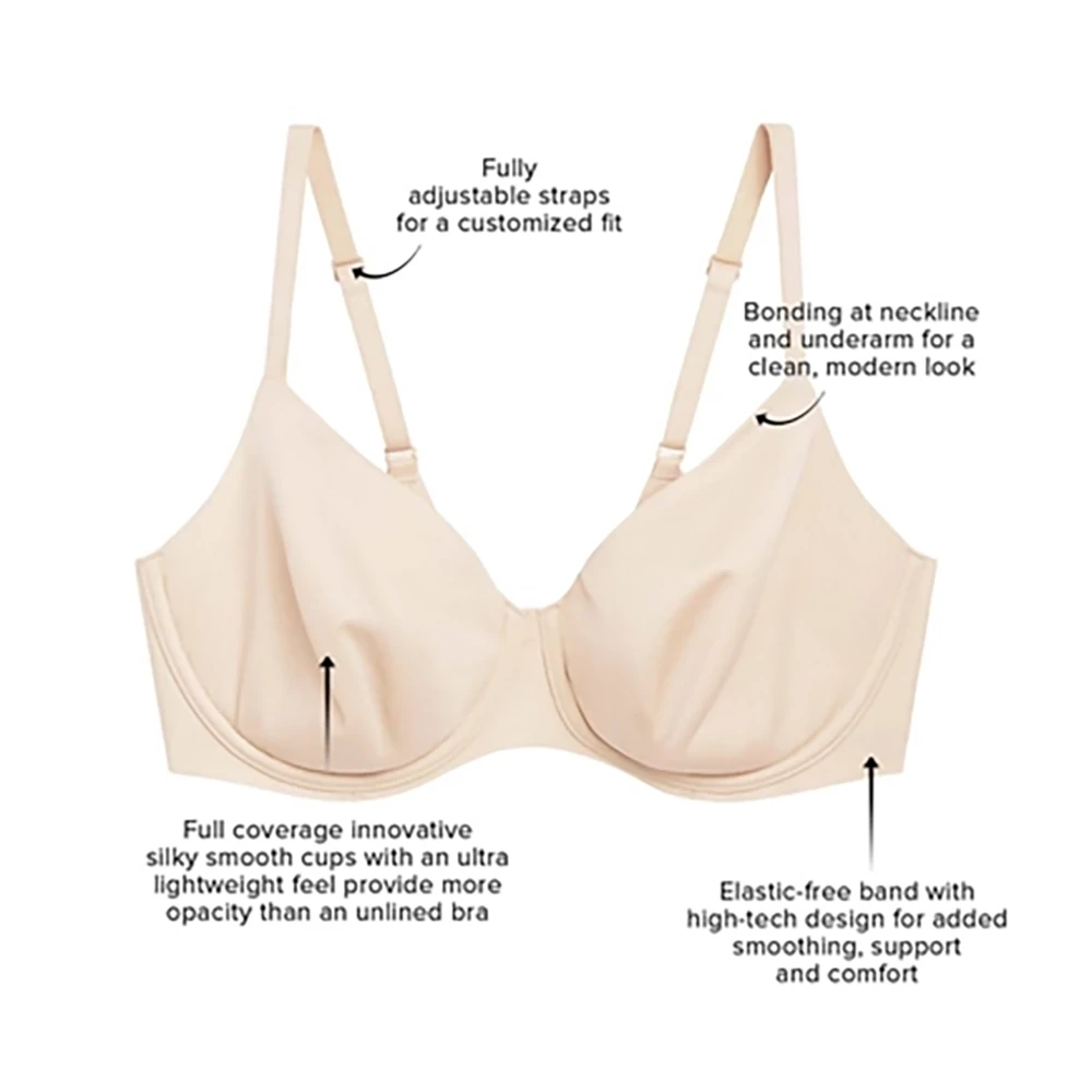Wacoal Sleek Standard Underwire Bra Sand 7 Wacoal Sleek Standard Underwire Bra Sand - Image 5