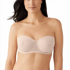 Wacoal Visual Effects Strapless Minimizer Bra Sand