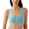 Wacoal B-Smooth Wire Free Bralette Stone Blue -Fashion Lingerie Store b.Tempt dB SmoothWireFreeBraletteStoneBlue8352751