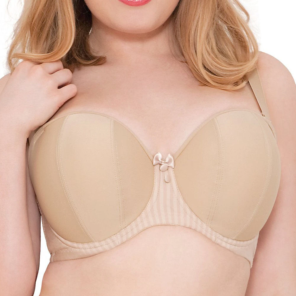 Curvy Kate Luxe Strapless Multi-way Bra Biscotti 3 Curvy Kate Luxe Strapless Multi-way Bra Biscotti