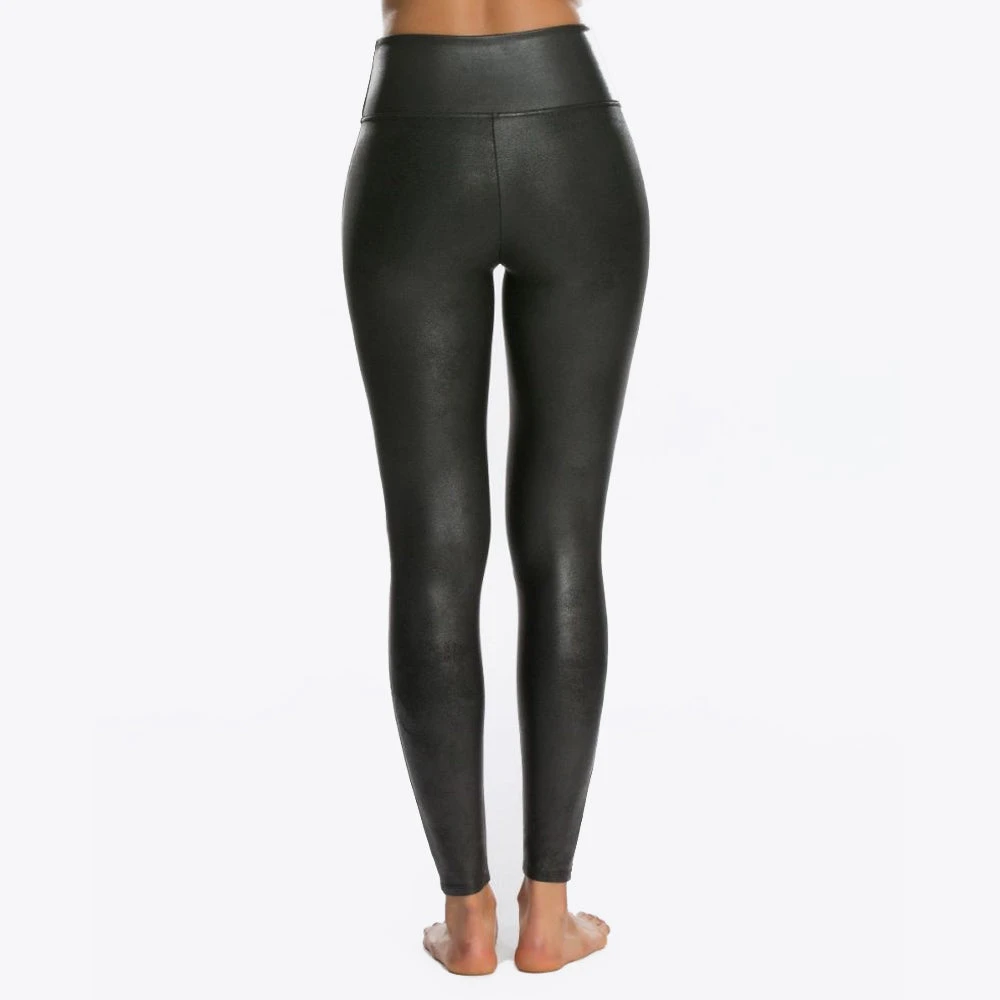 Spanx Faux Leather Leggings Black 4 Spanx Faux Leather Leggings Black - Image 2