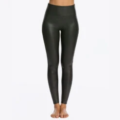 Spanx Faux Leather Leggings Black